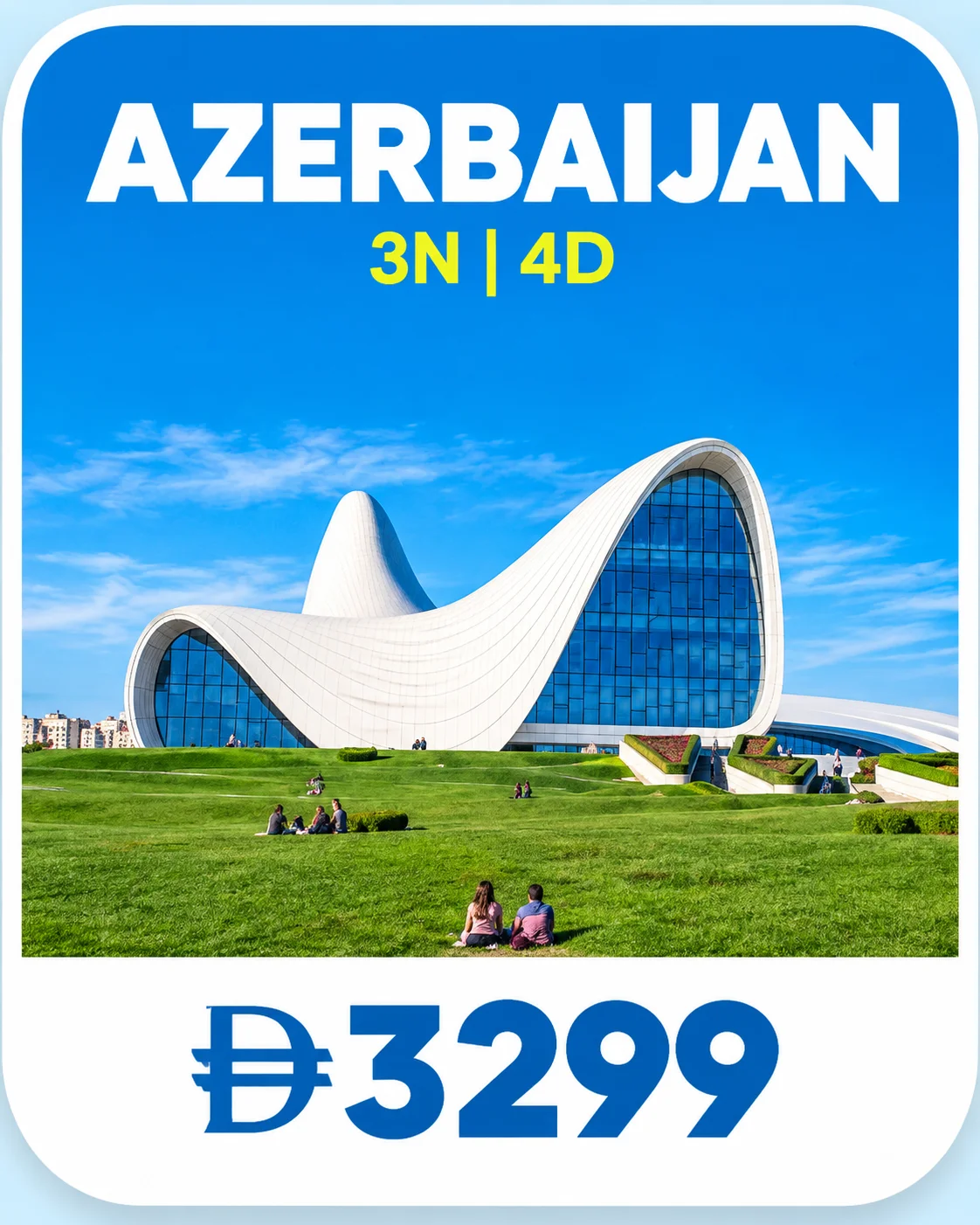 Azerbaijan holiday package, 3 nights 4 days, AED 3,299