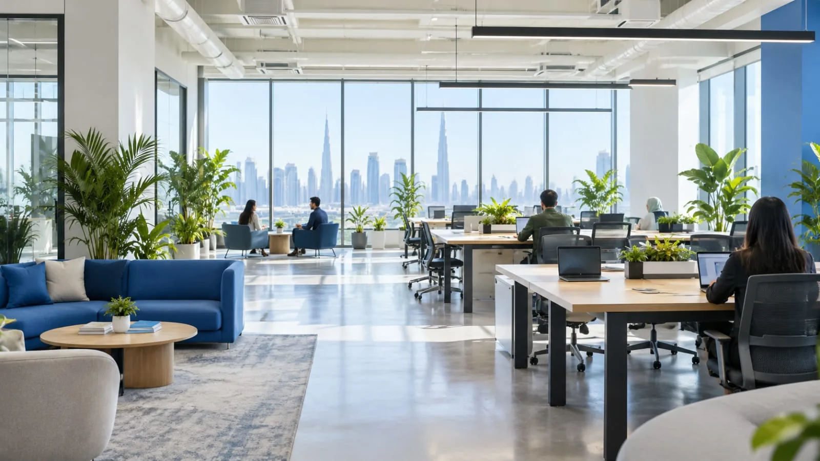 Modern coworking space